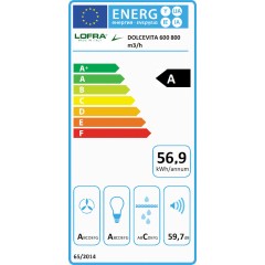 Lofra Dolcevita 60 R Απορροφητήρας Καμινάδα 60cm Κόκκινος Lofra Dolcevita 60 R Απορροφητήρας Καμινάδα 60cm Κόκκινος